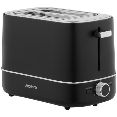 Тостер Ardesto T-F450B, 800Вт, пластик, 2 слоти, чорний