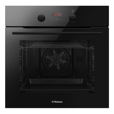 Духовка электр. Hansa, 60см, 65л, A, гриль, емаль легкого очищення, диспл., чорний Духовка электр. Hansa, 60см, 65л, A, гриль, емаль легкого очищення, диспл., чорний