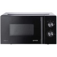 Мікрохвильова піч Gorenje, 20л, мех. керув., 700Вт, гриль, інвертор, чорний Мікрохвильова піч Gorenje, 20л, мех. керув., 700Вт, гриль, інвертор, чорний