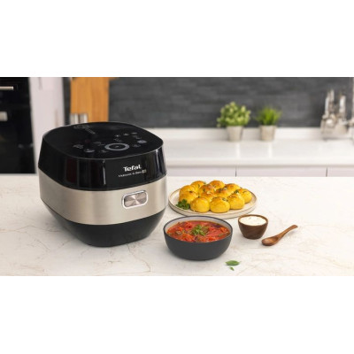 Мультиварка Tefal Multicook&Bake IH, 1500Вт, чаша-5л, електронне керув., метал/пластик, чорний