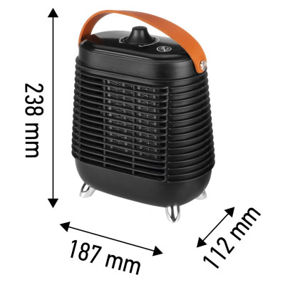 Тепловентилятор электрический Neo Tools, 1,5 кВт, термостат, черный, 1,08 кг Тепловентилятор электрический Neo Tools, 1,5 кВт, термостат, черный, 1,08 кг
