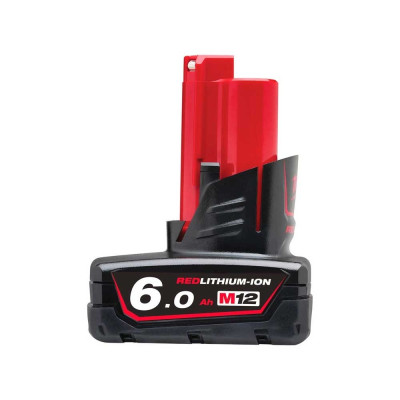 Аккумулятор Milwaukee Redlithium M12 12В 6А·ч 0.4кг Аккумулятор Milwaukee Redlithium M12 12В 6А·ч 0.4кг