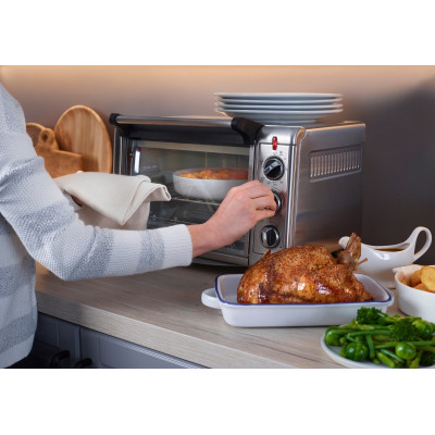 Піч електрична Russell Hobbs Air Fry Mini Oven, 12.6л, 1500Вт, механіч., гриль, конвенція, сіра Піч електрична Russell Hobbs Air Fry Mini Oven, 12.6л, 1500Вт, механіч., гриль, конвенція, сіра