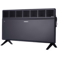 Конвектор электрический ARDESTO 2500 Вт, 25 м2, закрытый нагревательный элемент, IP24, механическое управление, антрацит CH-2500MCA