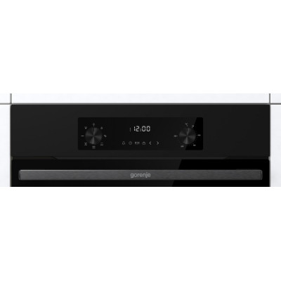 Духова шафа Gorenje електрична, 61л, A+, дисплей, конвекція, чорний