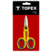 Topex Ножиці універсальні, тримач прогумований, 140мм Topex Ножиці універсальні, тримач прогумований, 140мм