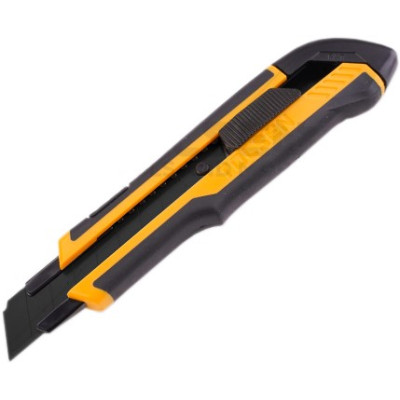 Ніж будівельний сегментований Tolsen Профі, 18мм, корпус з ABS-пластику та термопластикової гуми