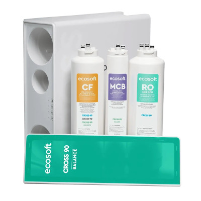 Фільтр зворотного осмосу Ecosoft Cross90 Balance, мембрана 600gpd