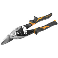 Ножиці по металу Tolsen AVIATION Профі, прямі, правий різ, CrMo, 250мм