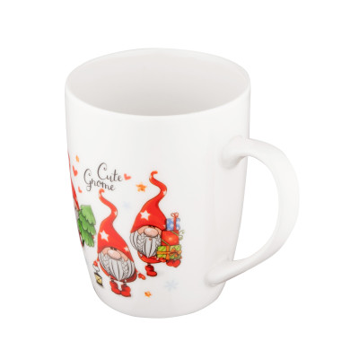 Чашка Ardesto Christmas Gnomes, 350мл, порцеляна Чашка Ardesto Christmas Gnomes, 350мл, порцеляна