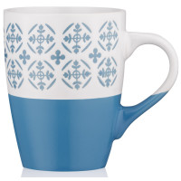 ARDESTO Чашка Ornament, 320мл, кераміка, синьо-білий