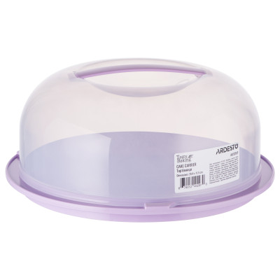 ARDESTO Тортівниця Tasty baking з кришкою, 28.4*11.5 см, ліловий
