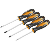Викрутки Tolsen Ерго SL,PZ1, PZ2, S2, 100мм, набір 4шт Викрутки Tolsen Ерго SL,PZ1, PZ2, S2, 100мм, набір 4шт