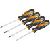 Викрутки Tolsen Ерго SL,PZ1, PZ2, S2, 100мм, набір 4шт
