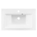 Раковина, умивальник ARDESTO Emma, штучний камінь, прямокут., з отвором для змішувача, з отвором для переливу, 700х447х140мм, накладний, білий