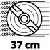 Газонокосарка акумуляторна Einhell PXC GE-CM 36/37 Li 36В(18+18) 37см 45л 25-75мм 14.3кг без АКБ та ЗП