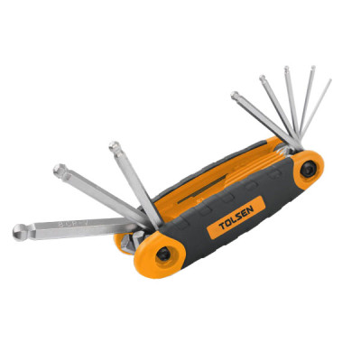 Ключі шестигранні Tolsen, 1.5-8мм, CrV, набір 8шт