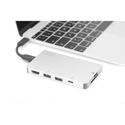 Digitus Док-станція Travel USB-C, 6 Port