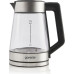 Электрочайник Gorenje 1.7л, 2,200 Вт, стекло, нерж (K17TRG)