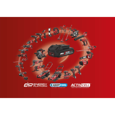 Набір акумулятора та зарядного пристрою SKIL 3110 AA 20В ЗП 2.4А 1х2.5А·год 0.95кг Набір акумулятора та зарядного пристрою SKIL 3110 AA 20В ЗП 2.4А 1х2.5А·год 0.95кг