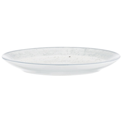 ARDESTO Тарілка десертна Siena, 19см, порцеляна, біло-сірий