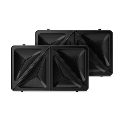 Philips Мультимейкер Series 5000 750Вт, антипригарне покриття, 3 пластини, корпус-пластик, чорно-сріблястий