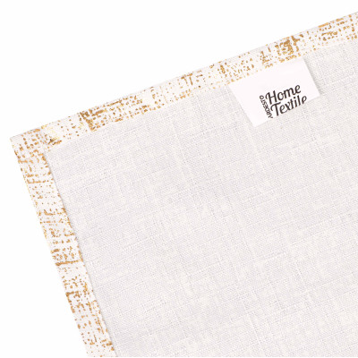 Скатертина ARDESTO Shine 120х140см, 100% поліестер, золотавий