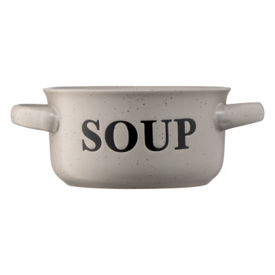 ARDESTO Бульйонниця Alcor, 550 мл, сіра, кераміка ARDESTO Бульйонниця Alcor, 550 мл, сіра, кераміка