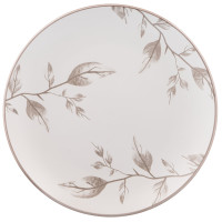 Тарілка десертна ARDESTO Asti, 19.4см, кераміка, біло-бежевий