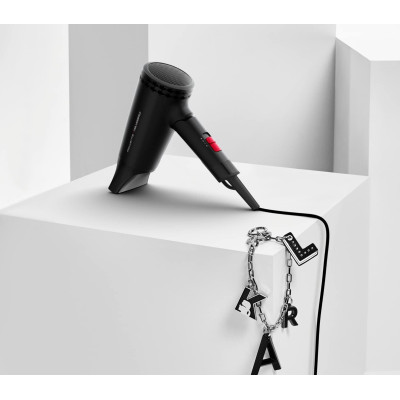 Фен Rowenta Karl Lagerfeld Express Style дорожній, 1600Вт, 2 режими, хол. обдув, складна ручка, чорний