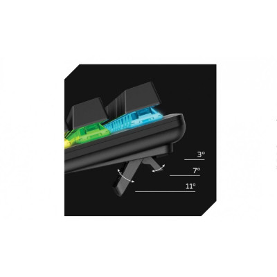HyperX Клавіатура Alloy Origins Core PBT Aqua USB RGB ENG/RU Black