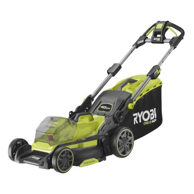Газонокосилка аккумуляторная Ryobi RY18LMX40B-0 ONE+ 18В 40см 40л 25-70мм бесщеточная мульчирование до 400м.кв 18.2кг (без АКБ и ЗУ) (5133005479)