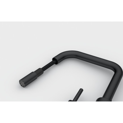 Змішувач для кухні Franke Lina U Pull Down, довж.виливу - 251мм, витяжний, поворотний, 1важіль, чорний матовий Змішувач для кухні Franke Lina U Pull Down, довж.виливу - 251мм, витяжний, поворотний, 1важіль, чорний матовий