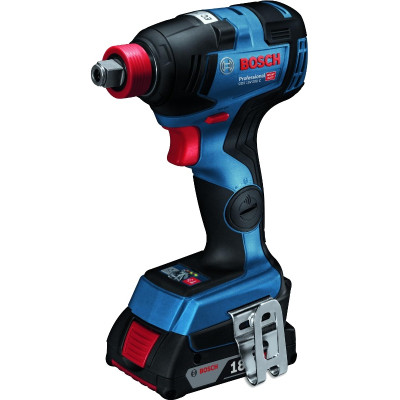 Гайковерт ударный аккумуляторный Bosch Professional GDX 18V-200 С 18В АКБ 2х5А·ч 3400об/мин 200Нм М6-М16 1.2кг 0.601.9G4.201