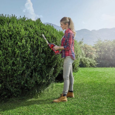 Ножиці для трави акумуляторні Einhell GE-CG 18/100 Li Kit 18В PXC акб 1х2.5А·год 10см крок різу 8мм 1.06кг