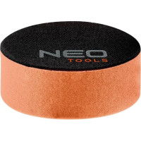 Диск полірувальний Neo Tools, губка середня, на липучці, 80x25мм