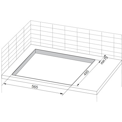 Варильна поверхня Hansa газова, 60см, чавун, нержавіюча сталь Варильна поверхня Hansa газова, 60см, чавун, нержавіюча сталь