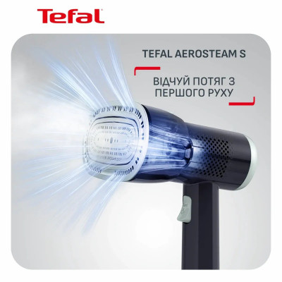 Отпариватель Tefal компактный AeroSteam S, 1420Вт, 150мл, постоянный пар - 20гр, черный Отпариватель Tefal компактный AeroSteam S, 1420Вт, 150мл, постоянный пар - 20гр, черный