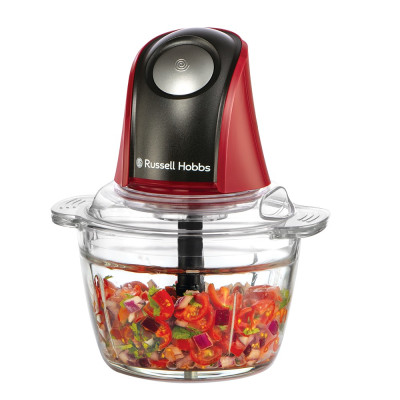 Измельчитель Russell Hobbs Desire Red, 200Вт, чаша-500мл, стекло, корпус-пластик, красный
