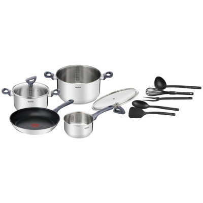 Tefal Набір посуду Daily Cook, 11 предметів, нерж. сталь