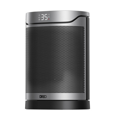 Тепловентилятор Dreo, 20м2, 1500Вт, електронне управління, керамічний нагрівальний елемент, пульт ДУ, 3 швидкісті, срібний Тепловентилятор Dreo, 20м2, 1500Вт, електронне управління, керамічний нагрівальний елемент, пульт ДУ, 3 швидкісті, срібний