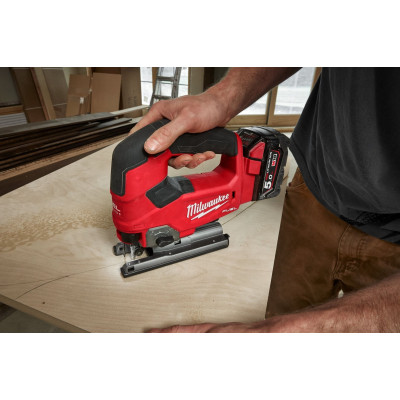 Лобзик акумуляторний Milwaukee M18 FJS-0X 18В 3500об/хв хід 25мм кейс 2.9кг без АКБ та ЗП Лобзик акумуляторний Milwaukee M18 FJS-0X 18В 3500об/хв хід 25мм кейс 2.9кг без АКБ та ЗП