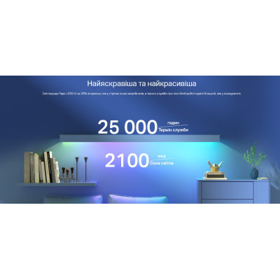 Розумна багатобарвна Wi-Fi стрічка TP-LINK TAPO L920-5 Розумна багатобарвна Wi-Fi стрічка TP-LINK TAPO L920-5