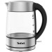 Електрочайник Tefal Glass Kettle 1.7л, скло, з підсвіткою, сріблясто-чорний