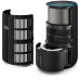 Очисник повітря Philips 2 в 1 PureProtect Water Series 3400, 78м2, 300м3/год, Nano, НЕРА,попередн.,угольний фільтр, Wi-Fi, датчик якості, температ,вологості, темно-сірий