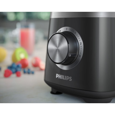 Блендер PHILIPS стаціонарний Series 5000, 1000Вт, чаша-2000мл, сірий