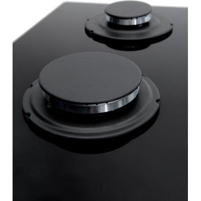 Варильна поверхня Hansa газова на склі, 59см, чавун, чорний