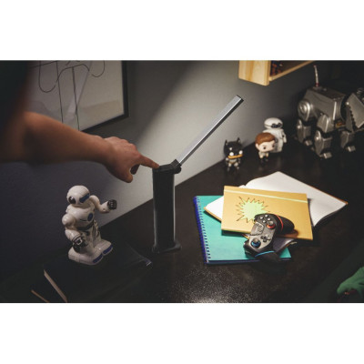 Лампа настільна з акумулятором Philips Amber 5Вт 4000K 1800мАг USB-A сірий Лампа настільна з акумулятором Philips Amber 5Вт 4000K 1800мАг USB-A сірий