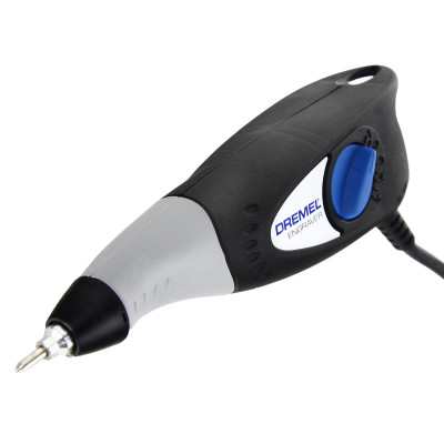 Шліфмашина шліфувально-гравірувальна Dremel 290-3/4 Engraver 35Вт 6000об/хв +3 насадки і 4 трафарети 0.31кг