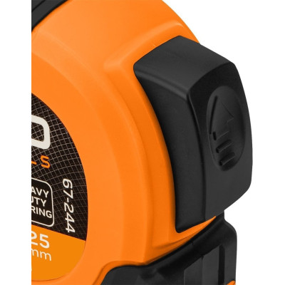 Neo Tools Рулетка Super Black, 7.5мx25мм, з фіксатором змотування, магніт